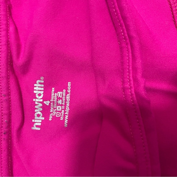 Hip Width workout crops - hot pink - Picture 3 of 3